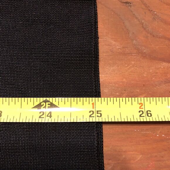 Black Slinky Knit Beaded Shirt Christmas Balls Ornaments Long Sleeve Size Medium - Picture 15 of 16